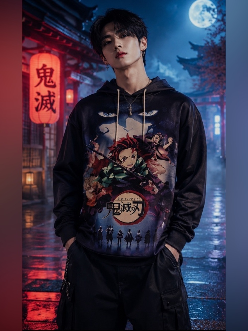 Demon Slayer Kimestu no Yaiba Unisex Anime hoodie
